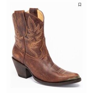 EUC Idyllwind Wheels Western Boots Booties Brown Women’s 7M Cowboy Cowgirl Rodeo